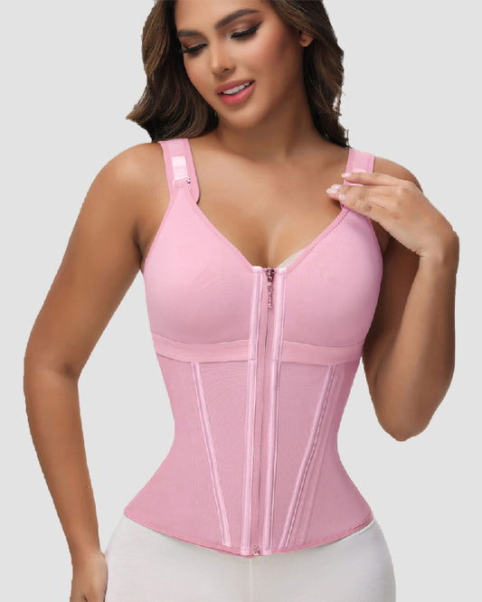 3 in 1 Shape Ware for Woman Women Solid Color Adjustable Straps Sleeveless Shapewear Bodysuit